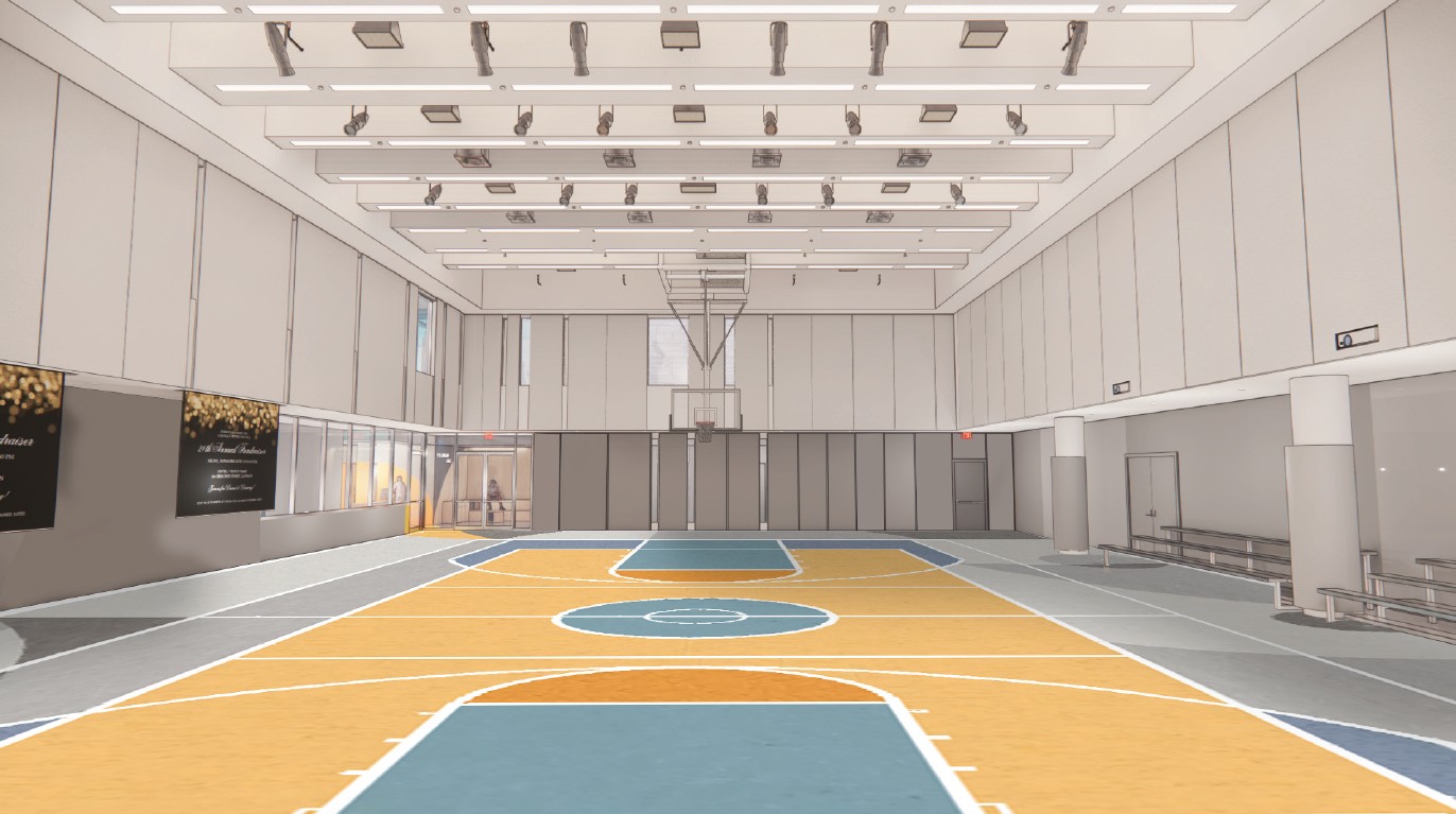 Calvary basketball court