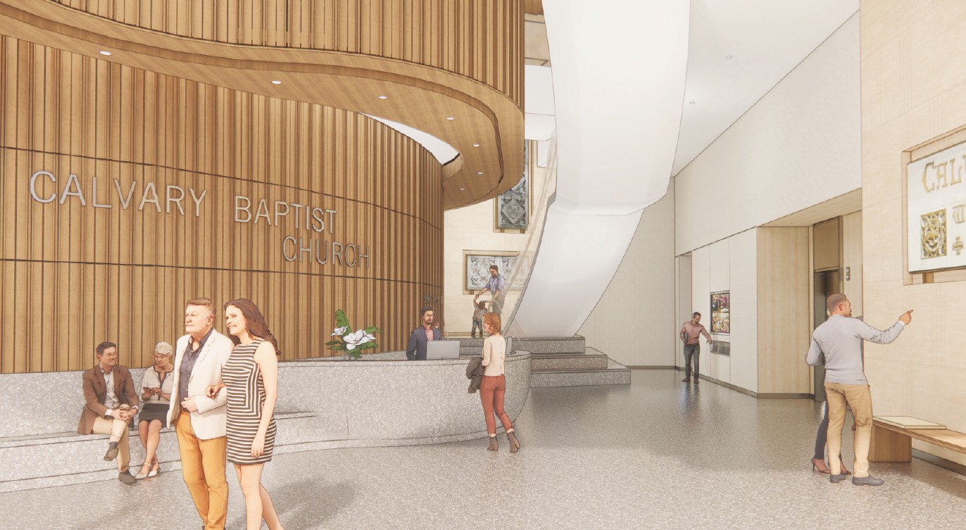 Calvary Baptist Church lobby