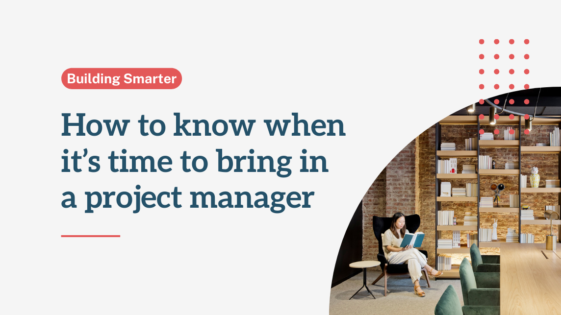 How to know when it’s time to bring in a project manager