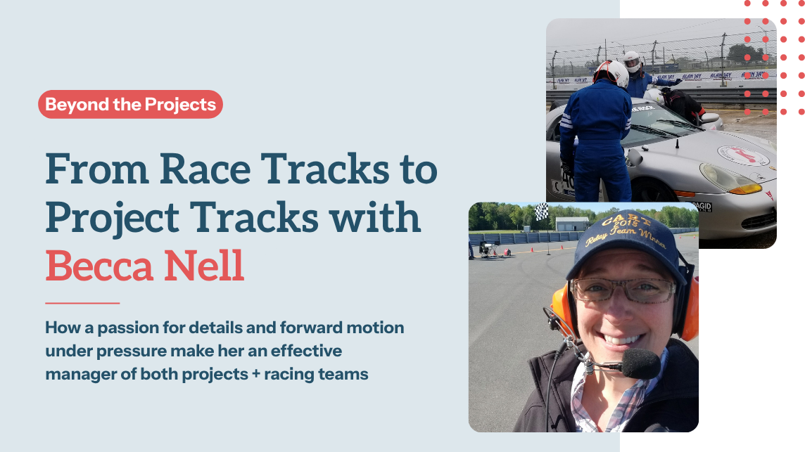 Becca Nell from race tracks to project tracks