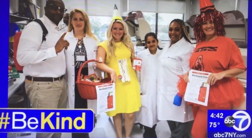 Amy King, Backpack Campaign, Channel 7