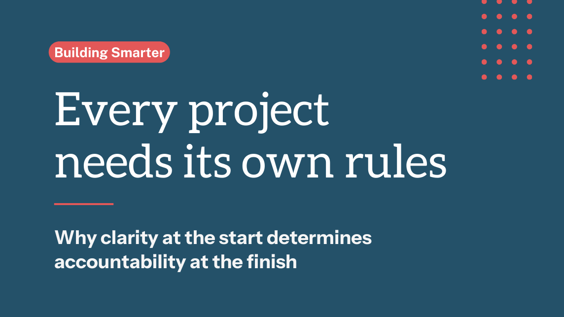 Every project needs its own rules